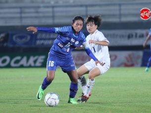 #บีจีบัณฑิตเอเซีย 2-0 #THAILANDU19 เมืองไทย Women's League 2017