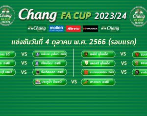 ทีเร็กซ์ บุกเยือน นครศรี ในศึก Chang FA CUP 2023/24 รอบแรก